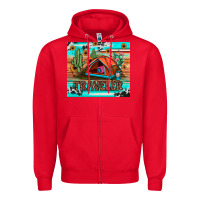 Red traveler tumbler Zipper Hoodie - JahusDesignShop