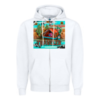 White traveler tumbler Zipper Hoodie - JahusDesignShop