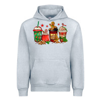 Heather Grey christmas cookies coffee Urban Hoodie - Jasminsmagicworld
