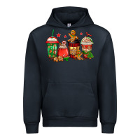 Navy christmas cookies coffee Urban Hoodie - Jasminsmagicworld