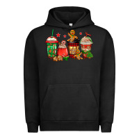 Pigment Black christmas cookies coffee Urban Hoodie - Jasminsmagicworld