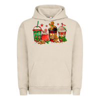 Pigment French Oak christmas cookies coffee Urban Hoodie - Jasminsmagicworld
