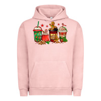 Pigment Salmon christmas cookies coffee Urban Hoodie - Jasminsmagicworld