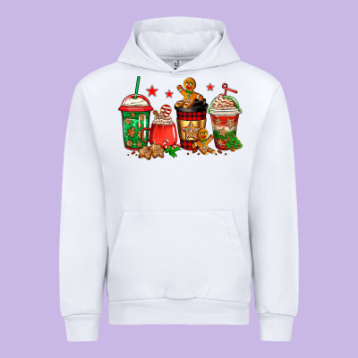 Christmas Cookies Coffee Urban Hoodie Designed By Jasminsmagicworld