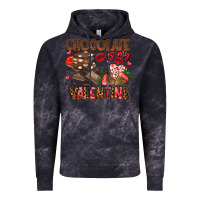 Cloud Black Chcolate is my Valentine Vintage Hoodie - CowhideDigitalArt