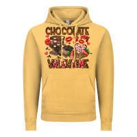Vintage Mustard Chcolate is my Valentine Vintage Hoodie - CowhideDigitalArt