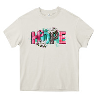 Cream hope cancer awareness Heavy Core Tee - CowGirlArtShop