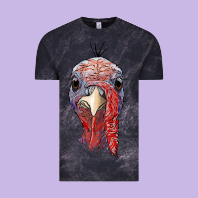 Gobble Face Vintage Tee Designed By Ranaportraitstore