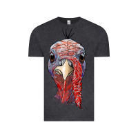 Vintage Black gobble face Vintage Tee - RanaPortraitStore