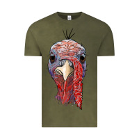 Vintage Olive gobble face Vintage Tee - RanaPortraitStore