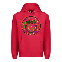Cardinal st patrick s day smiley face Premium Hoodie - Artiststas