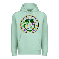 Seafoam st patrick s day smiley face Premium Hoodie - Artiststas