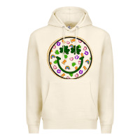 Tofu st patrick s day smiley face Premium Hoodie - Artiststas