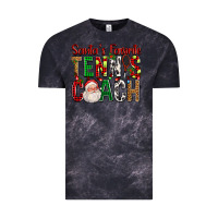 Cloud Black Santa's Favorite Tennis Coach For Christmas Vintage Tee - FaDigitalArtStudio