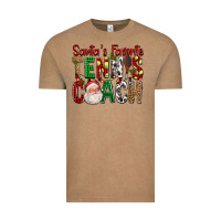 Vintage Coffee Santa's Favorite Tennis Coach For Christmas Vintage Tee - FaDigitalArtStudio