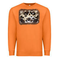 Carrot Cowhide Leopard Background Premium Sweatshirt - JahusDesignShop