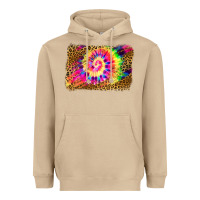 Mushroom leopard, tie die backgraund Heavyweight Hoodie - JahusDesignShop