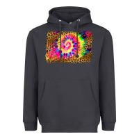Smoke leopard, tie die backgraund Heavyweight Hoodie - JahusDesignShop