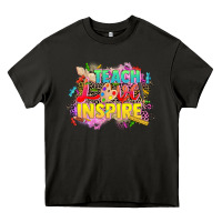 Asphalt teach love inspire Heavy Core Tee - CowGirlArtShop
