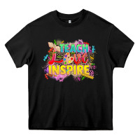 Black teach love inspire Heavy Core Tee - CowGirlArtShop