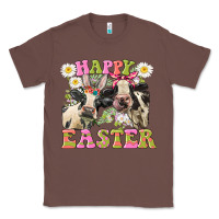 Chestnut Happy Easter Heifers Easter Day Classic Tee - CowGirlArtShop