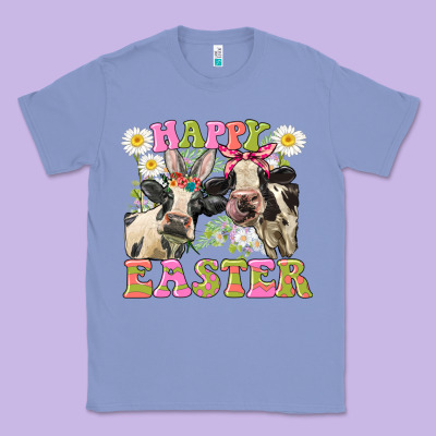 Happy Easter Heifers Easter Day Classic Tee Designed By Cowgirlartshop