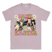 Lilac Happy Easter Heifers Easter Day Classic Tee - CowGirlArtShop