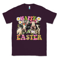 Plum Happy Easter Heifers Easter Day Classic Tee - CowGirlArtShop