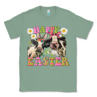Sage Happy Easter Heifers Easter Day Classic Tee - CowGirlArtShop