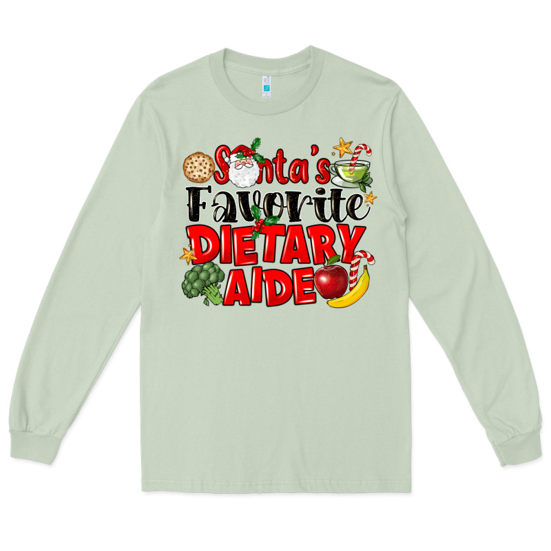 Santas Favorite Dietary Aide Long Sleeve Tee by LillyAllenDesigns | Teevron