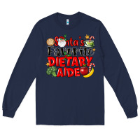 Navy santas favorite dietary aide Long Sleeve Tee - LillyAllenDesigns