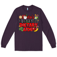Plum santas favorite dietary aide Long Sleeve Tee - LillyAllenDesigns