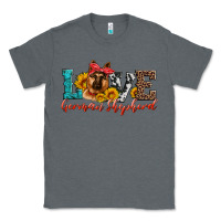 Charcoal Heather love german shepherd Classic Tee - Artiststas