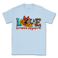 Dusty Blue love german shepherd Classic Tee - Artiststas