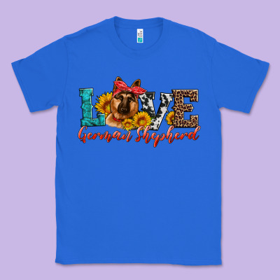 Love German Shepherd Classic Tee Designed By Artiststas