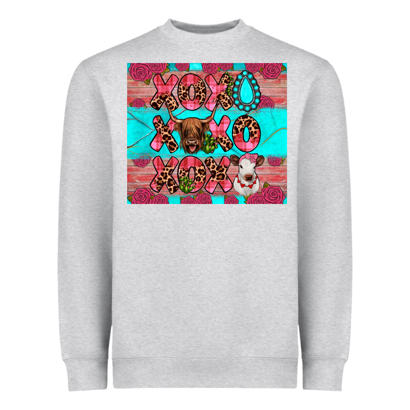 Xoxo Calf Heifer Heavyweight Sweatshirt by JahusDesignShop | Teevron