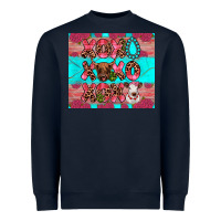 Navy xoxo calf heifer Heavyweight Sweatshirt - JahusDesignShop