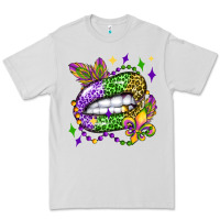 Dove Grey mardi gras lip olivia Premium Tee - OliviaCreatesArt