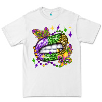 White mardi gras lip olivia Premium Tee - OliviaCreatesArt