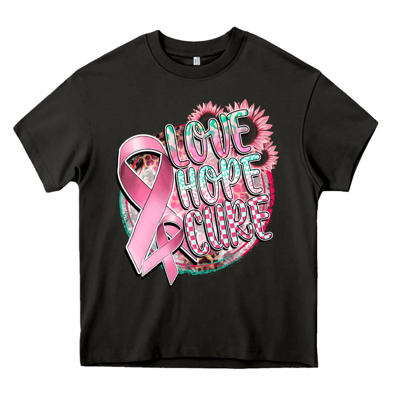 Love Hope Cure Heavy Core Tee by CowGirlArtShop | Teevron
