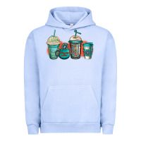 Pigment Grape Ice turquoise junkie coffee cups Urban Hoodie - Jasminsmagicworld