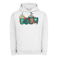 Pigment Lunar Rock turquoise junkie coffee cups Urban Hoodie - Jasminsmagicworld