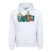 White turquoise junkie coffee cups Urban Hoodie - Jasminsmagicworld