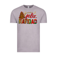 Vintage Zinc Feliz Navidad With Sombrero Tree Vintage Tee - BundleAndBundleShop