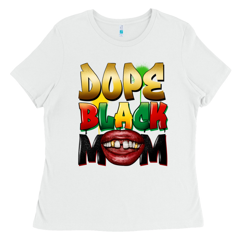 Dope Black Mom Ladies Tee by FaDigitalArtStudio | Teevron