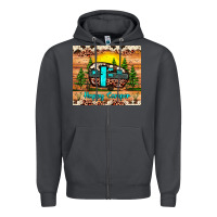 Smoke happy camper Zipper Hoodie - JahusDesignShop