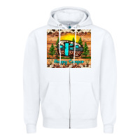 White happy camper Zipper Hoodie - JahusDesignShop