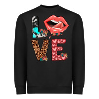 Black valentines love Heavyweight Sweatshirt - JahusDesignShop