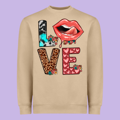 Valentines Love Heavyweight Sweatshirt Designed By Jahusdesignshop