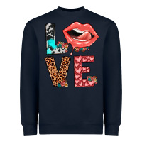 Navy valentines love Heavyweight Sweatshirt - JahusDesignShop